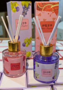 Diffuseur de parfum d’intérieur – Flacon décoratif avec bâtonnets