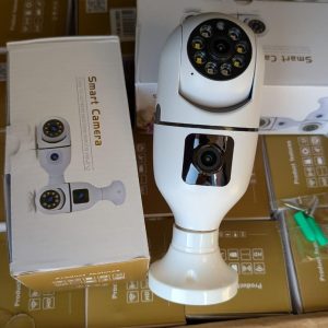 caméra de surveillance professionnelle 360° double objectif – maison, bureau et boutique