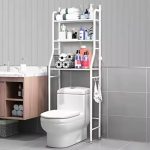 Étagère de rangement toilette multifonction – organisateur salle de bain gain de place