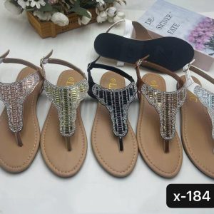 tapettes femme avec corde derrière x 184 – sandales Élégantes et confortables (37 42)