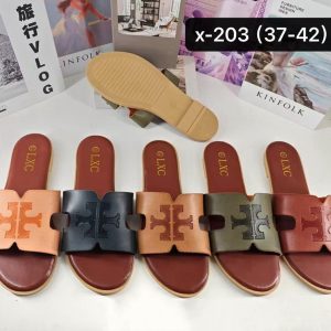 tapettes femme x 203 – sandales chics en cuir confortables (pointures 37 42)