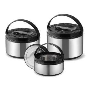 glacières en acier inoxydable premium – série chic de 3 pièces