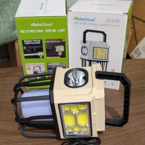 lampe rechargeable solaire 3 en 1 – Éclairage polyvalent et Écologique