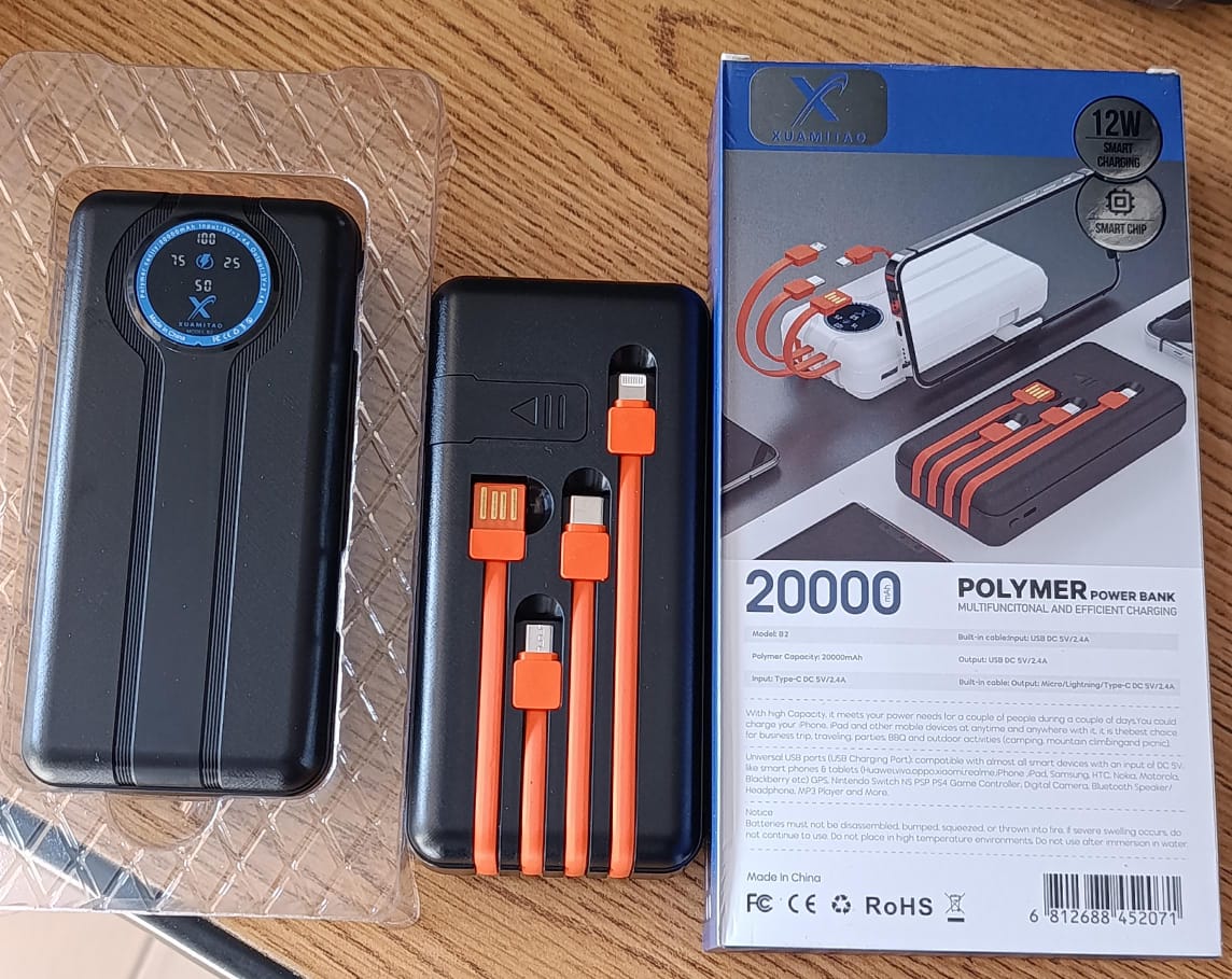 power bank authentique 20 000 mah – charge rapide et fiable power bank authentique 20 000 mah – charge rapide et fiable