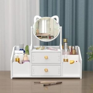 mini coiffeuse compacte – Élégante et pratique pour votre espace beauté