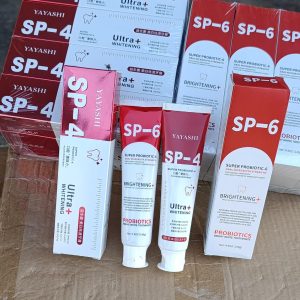 dentifrice blanchissant aux probiotiques sp 4 & sp 6 – soin complet et Éclat du sourire