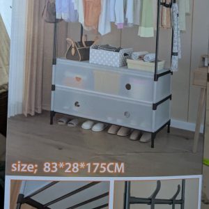 Étagère multifonction anti poussière – rangement complet pour maison