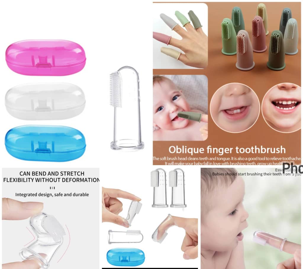 brosse à dents silicone pour bébé – doigtier doux et sécurisé brosse à dents silicone pour bébé – doigtier doux et sécurisé