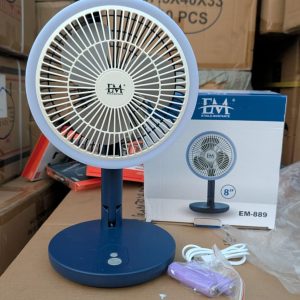 ventilateur rechargeable pliable puissant – portable, compact & haute performance