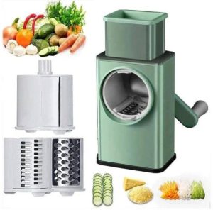 Coupe-Légumes Manuel Multifonction 6 Lames avec Manivelle – Rapide, Pratique