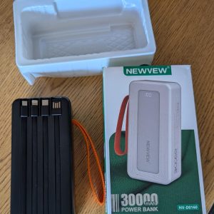 power bank 30 000 mah haute capacité – charge rapide & autonomie longue durée