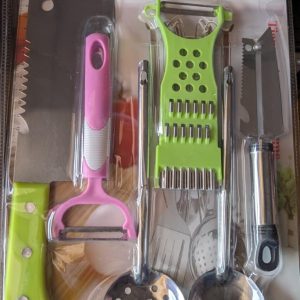 set de 6 ustensiles de cuisine complet – pratique, résistant & indispensable
