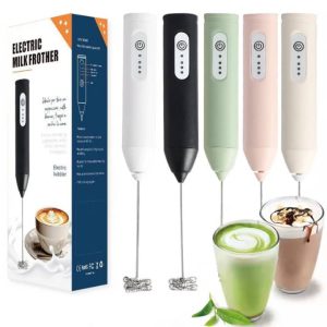 Mini Fouet Électrique Rechargeable – Mousseur & Mélangeur Multifonction