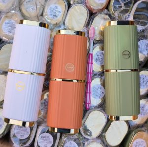 Porte Brosse & Dentifrice Hermétique – Design Chic et Pratique