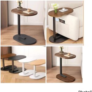 Table Basse Côté Canapé Design en C – Moderne & Pratique